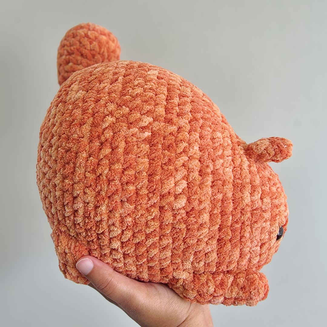 Chubby Cat Plushie - Orange