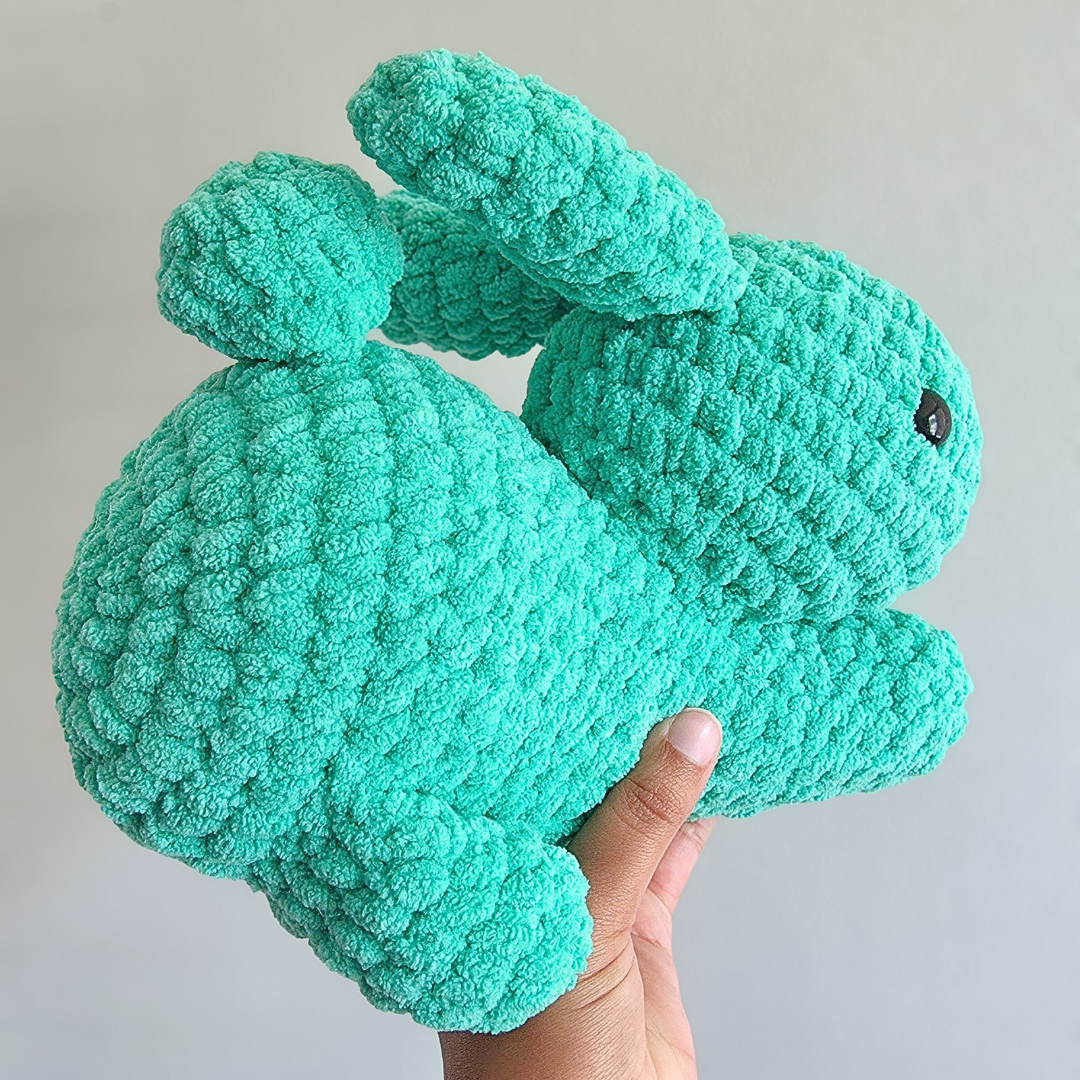 Rabbit Plushie - Teal Green