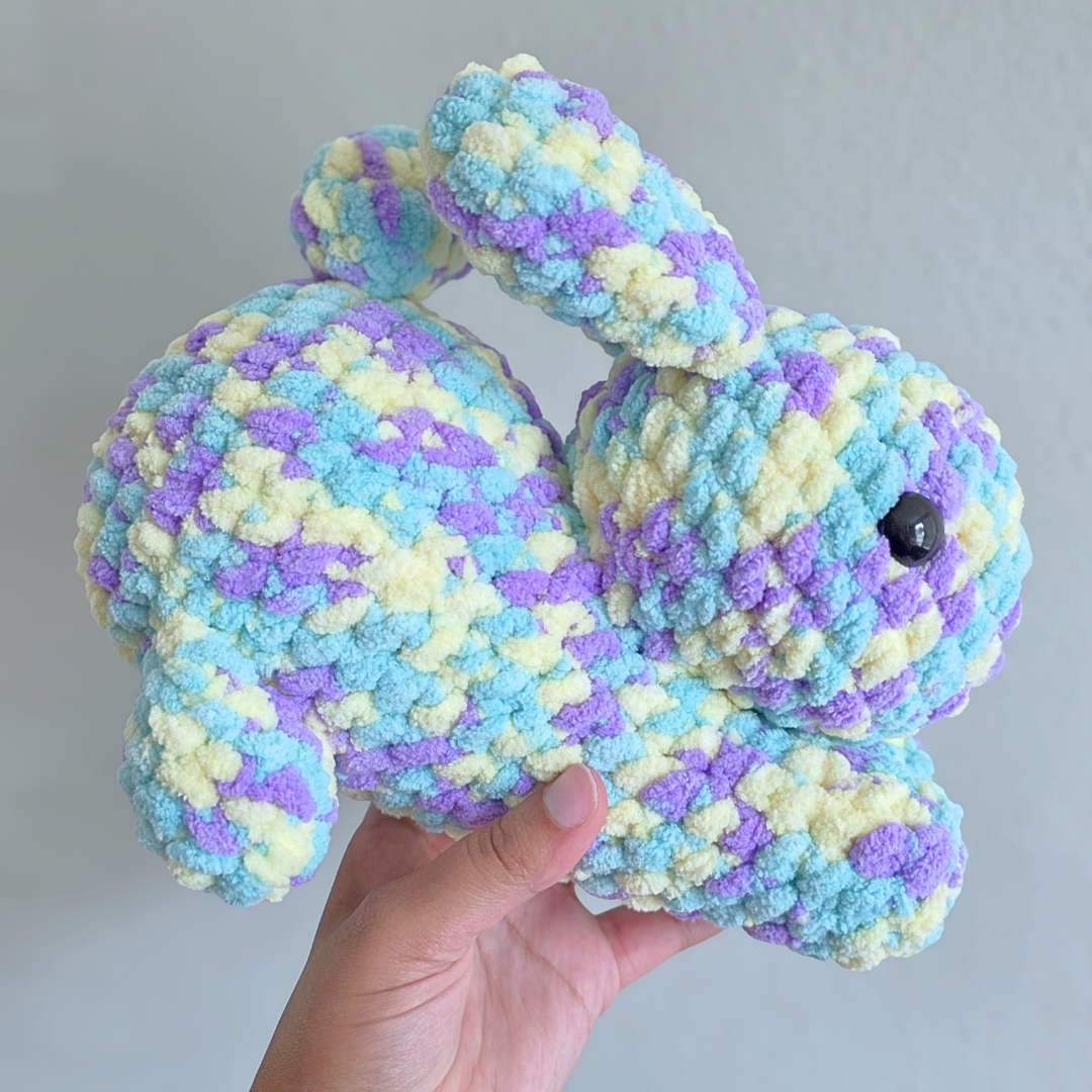 Rabbit Plushie - Purple Multi