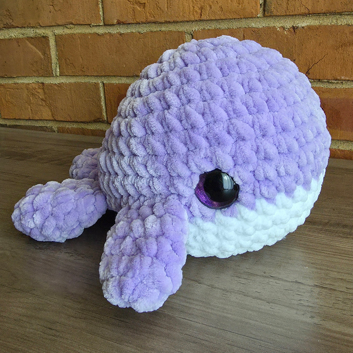 Deluxe Whale Plushie - Purple