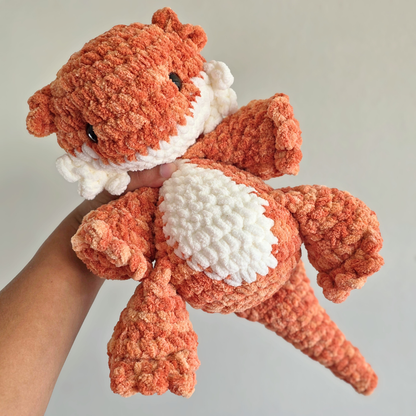 Bearded Dragon Plushie - Orange