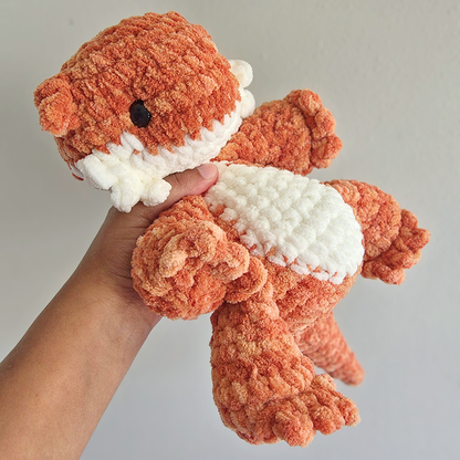 Bearded Dragon Plushie - Orange