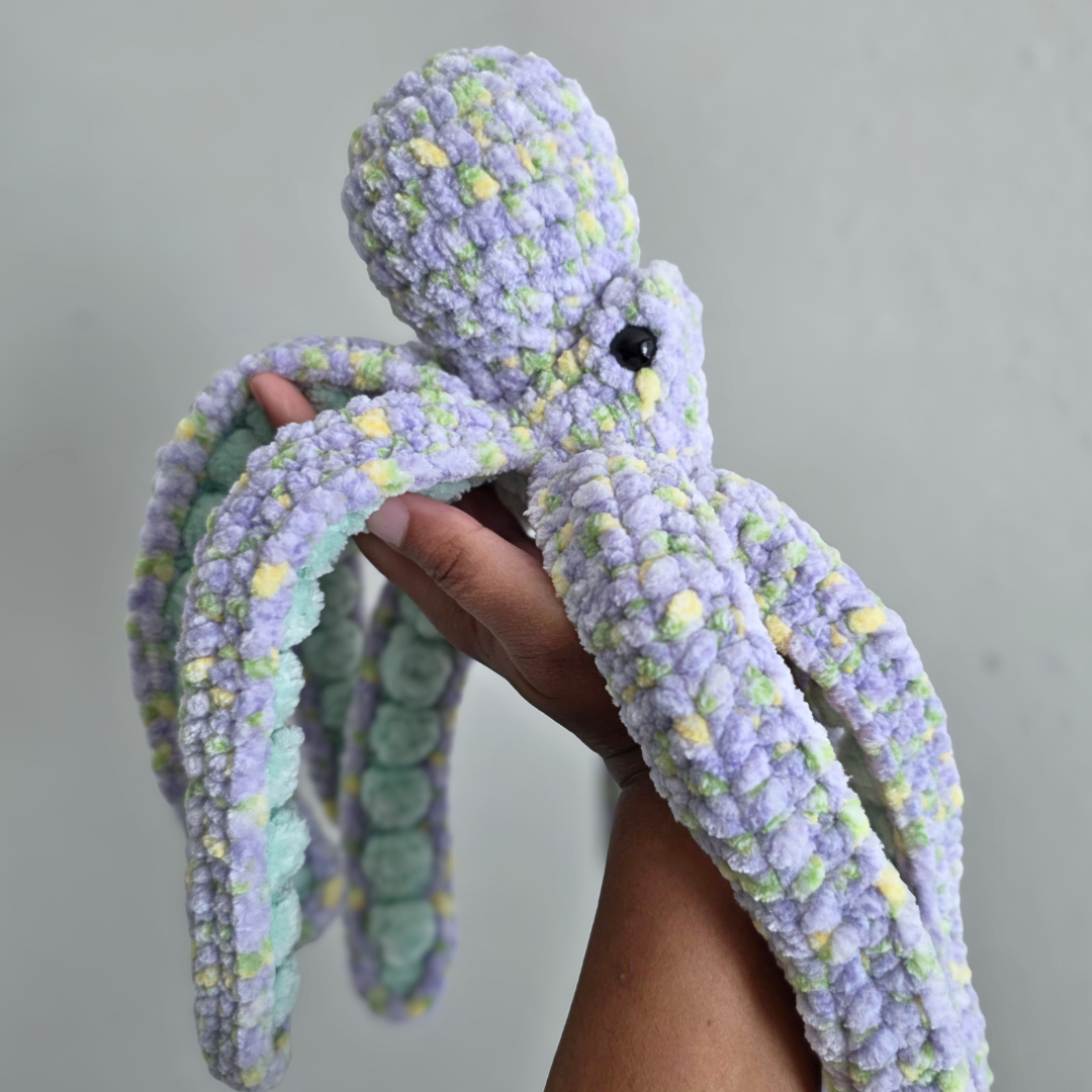 Octopus Plushie - Purple/Green