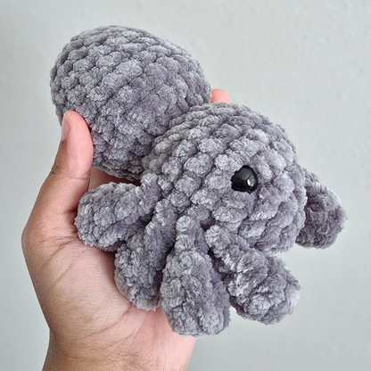 Spider Plushie - Dark Gray