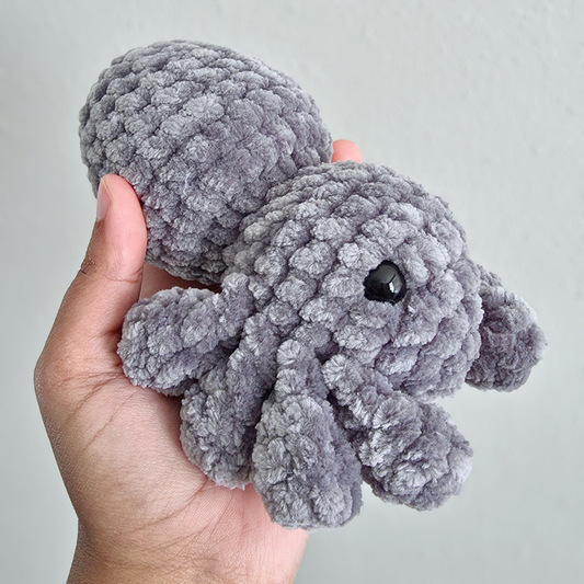 Spider Plushie - Dark Gray