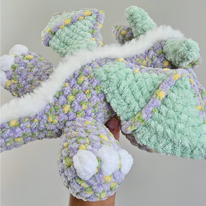 Dragon Plushie - Purple/Green