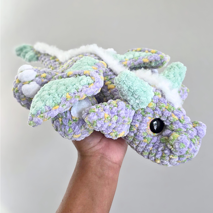Dragon Plushie - Purple/Green