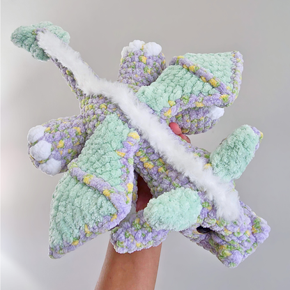 Dragon Plushie - Purple/Green