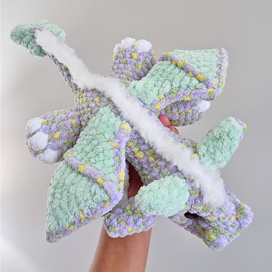 Dragon Plushie - Purple/Green