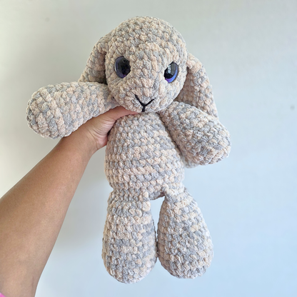 XL Bunny Plushie - Beige Heather