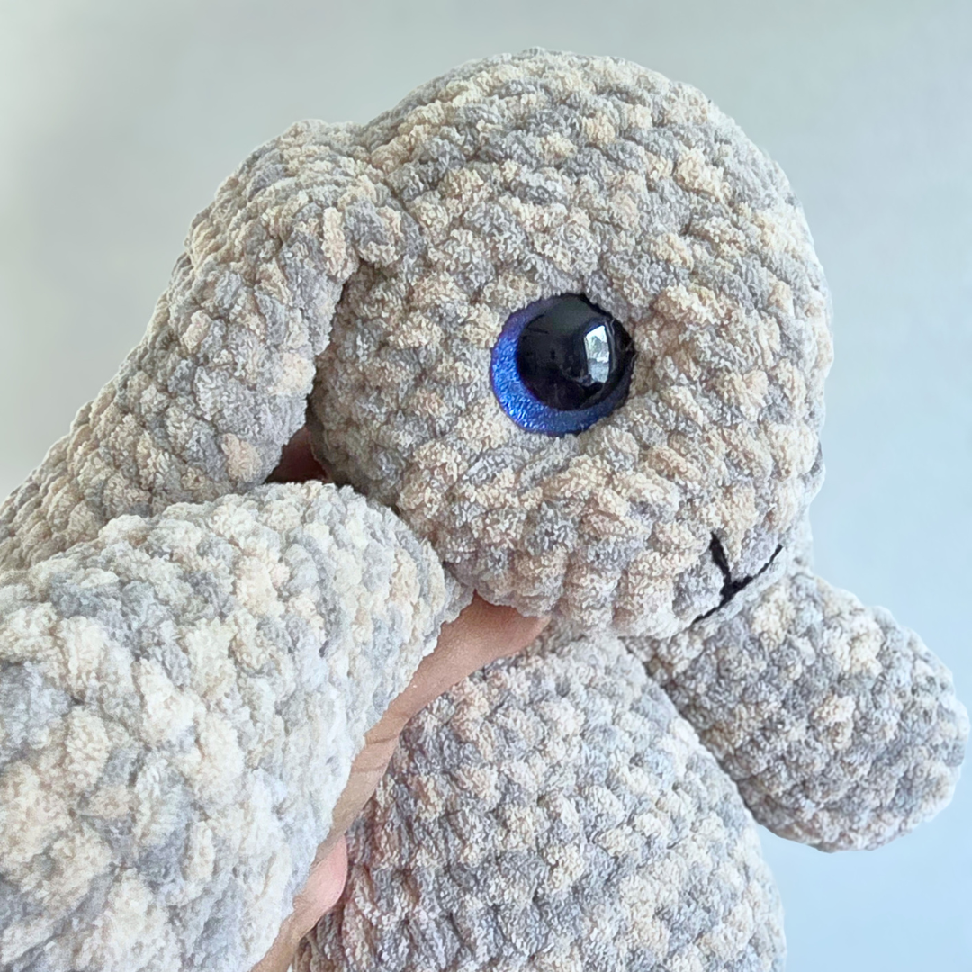 XL Bunny Plushie - Beige Heather