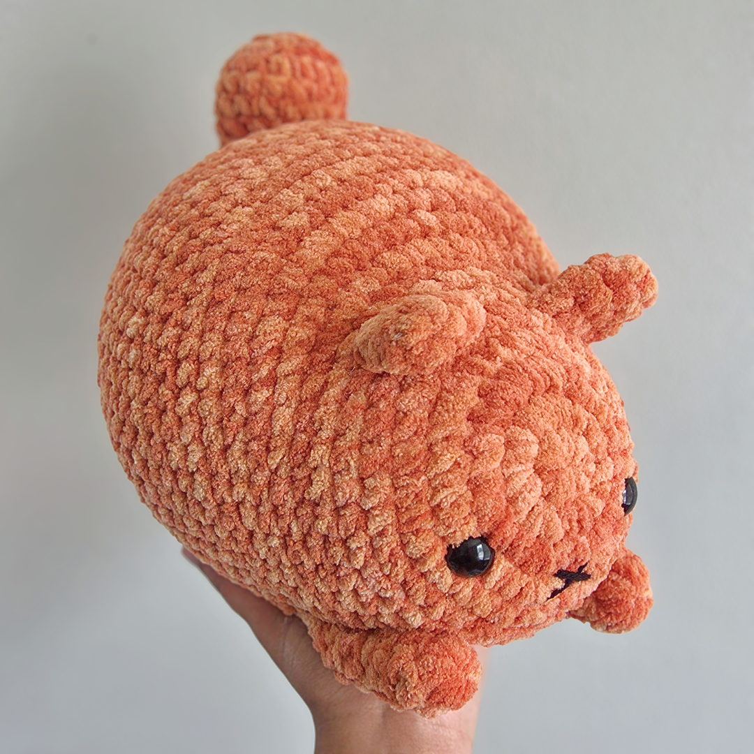 Chubby Cat Plushie - Orange
