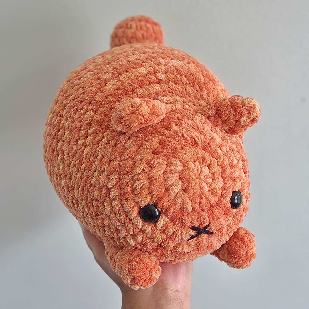 Chubby Cat Plushie - Orange