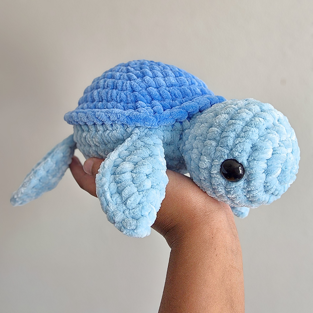 Sea Turtle Plushie - Blue/Blue