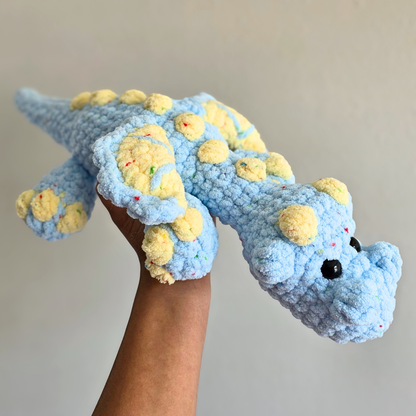 Dragon Plushie - Blue/Yellow