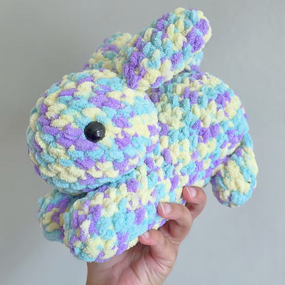 Rabbit Plushie - Purple Multi