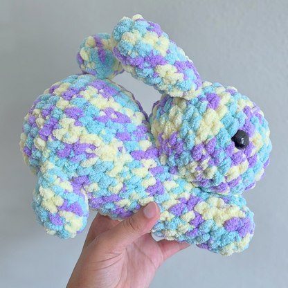 Rabbit Plushie - Purple Multi