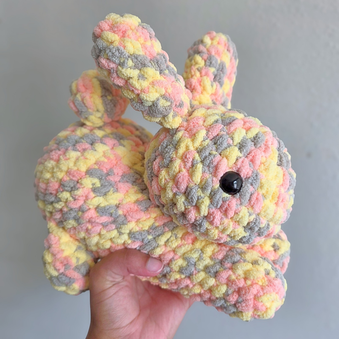 Rabbit Plushie - Orange Multi