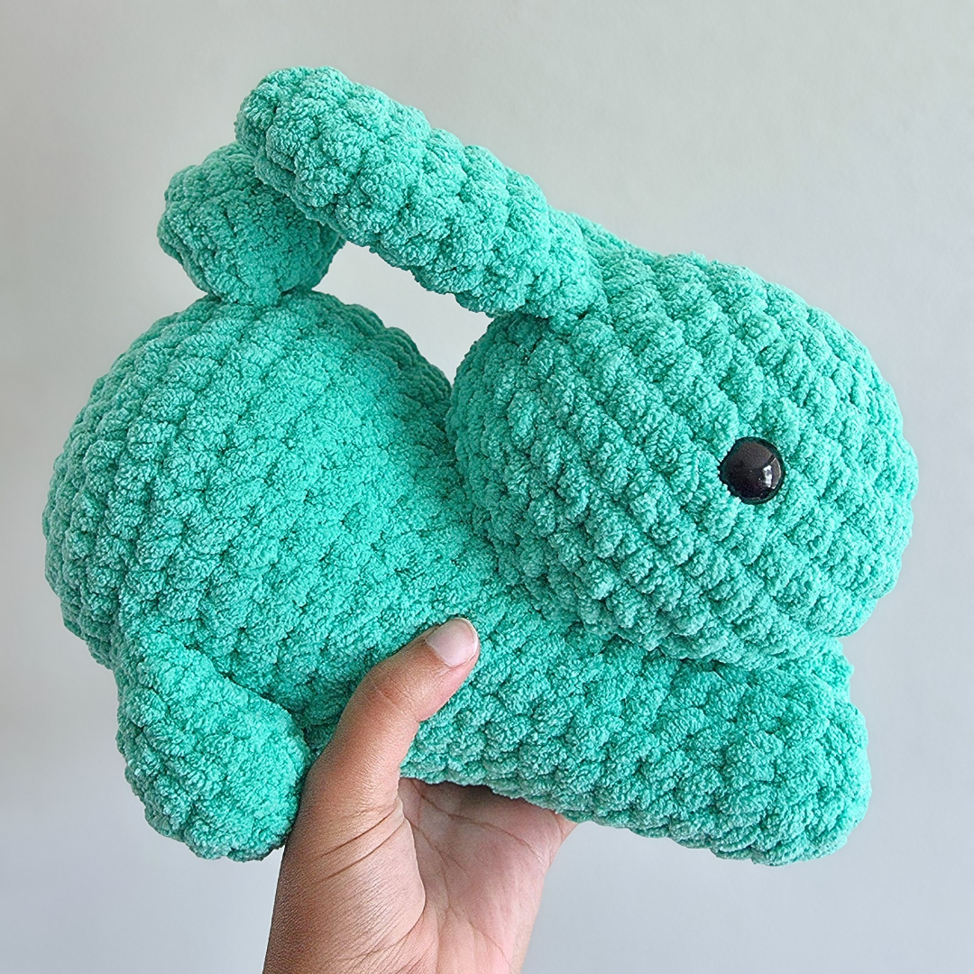 Rabbit Plushie - Teal Green