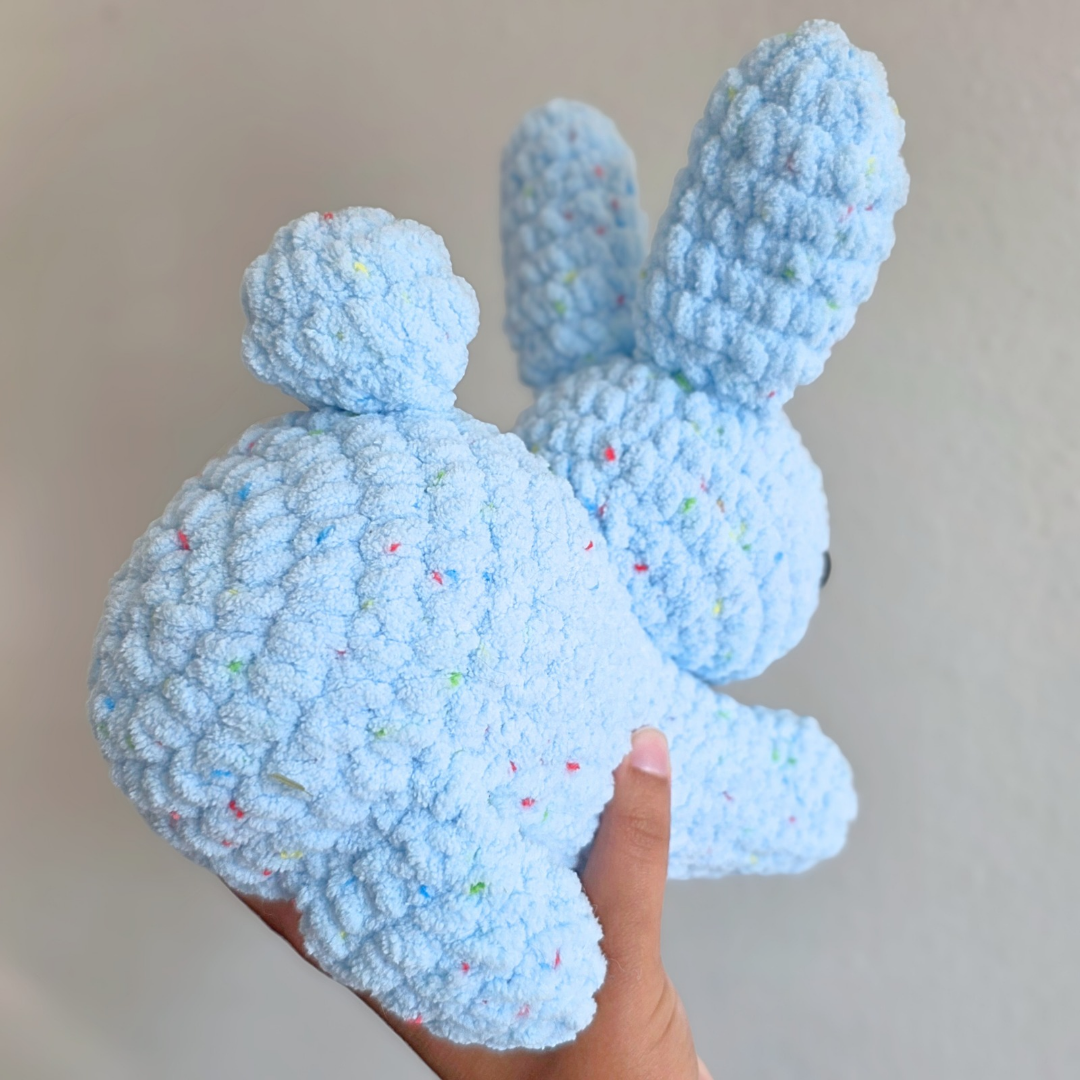 Rabbit Plushie - Blue Speckle